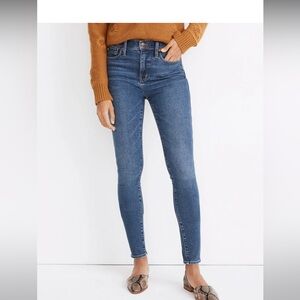 High rise madewell skinny jeans